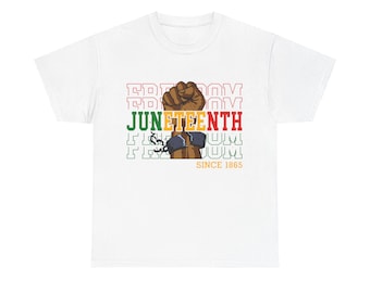 Juneteenth Freedom Day Shirt, African American Heritage Apparel Since 1865