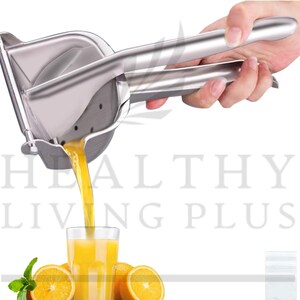 Manual Juicer 304 Stainless Steel Fruit Juicer Extractor Hand Juice Press Squeezer