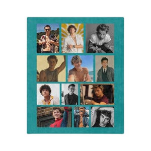 Coperta Hearthtrob Velveteen Minky Tom Holland Rudy Pankow Outerbanks OBX JJ Gavin Casalegno Jeremiah Summer Turned Pretty immagine 5