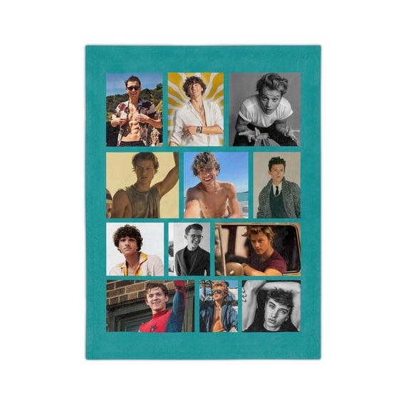 Velveteen Minky Hearthtrob Blanket Tom Holland Rudy Pankow Outerbanks OBX JJ Gavin Casalegno Jeremiah Summer Turned Pretty