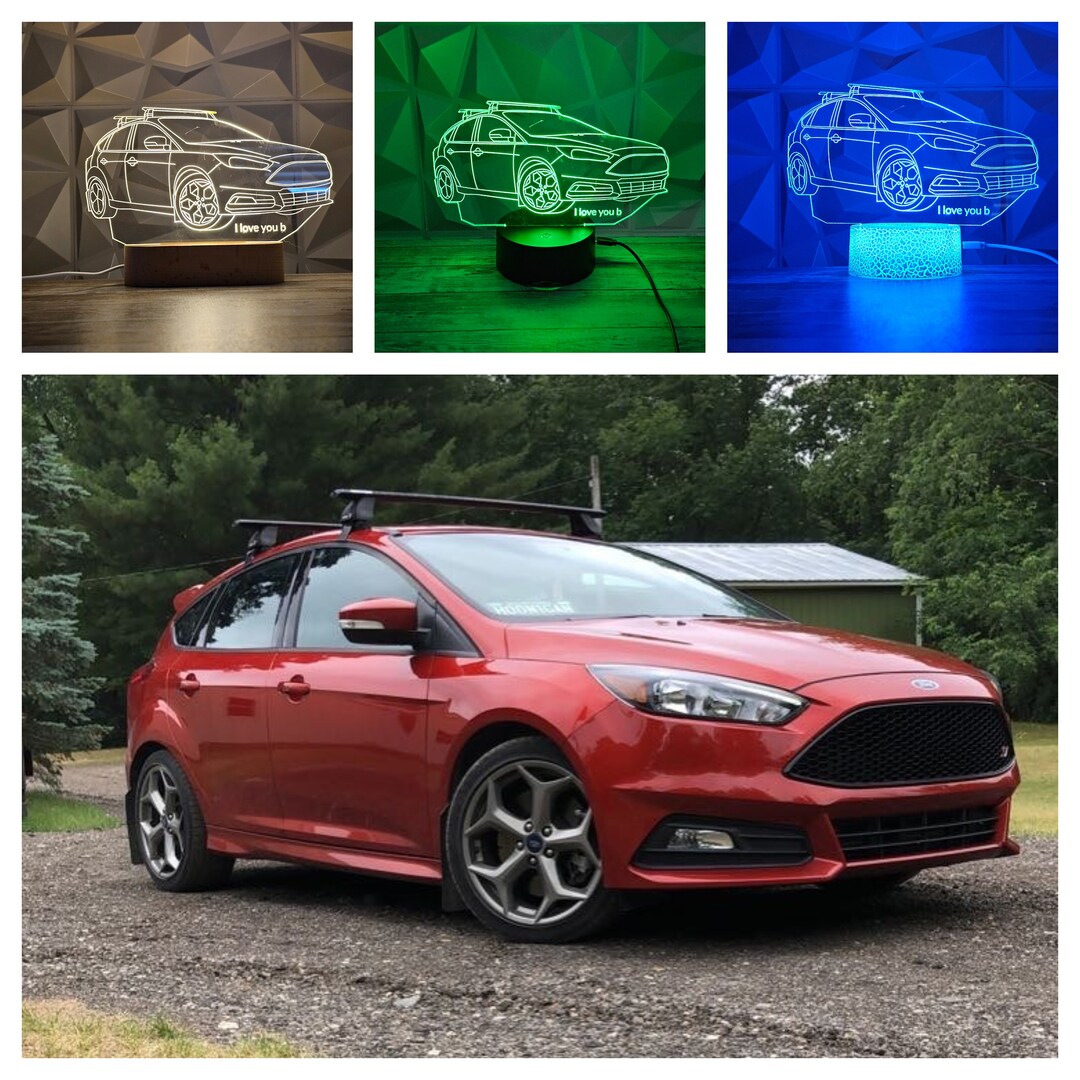 Car Guy Gift, Custom 3D Car Sketch Night Light 7 Colors, Super Car