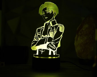 Anime Led Lamp Personalized 3d LED Table Lamp, Multicolor 3d Illusion, Unique Gift for Kids, Personalized Name Anime