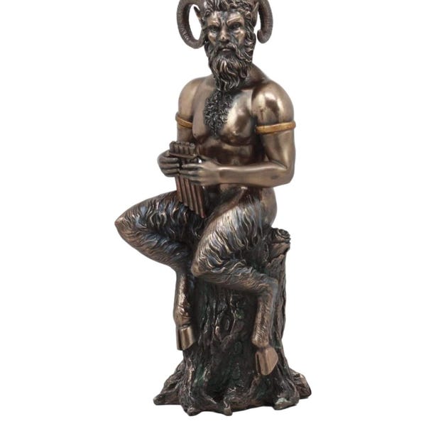 pan Greek god statue 9.75 inch