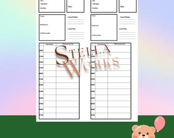 Pediatric Brain/Nurse Report Sheet