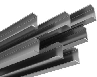 Aluminium U Profile Channel Many sizes and lengths Aluminum Alloy Bar Strip Rod