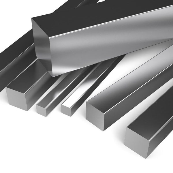 Aluminium vierkante staaf Vele maten lengtes Aluminium metalen staafsectiestrip