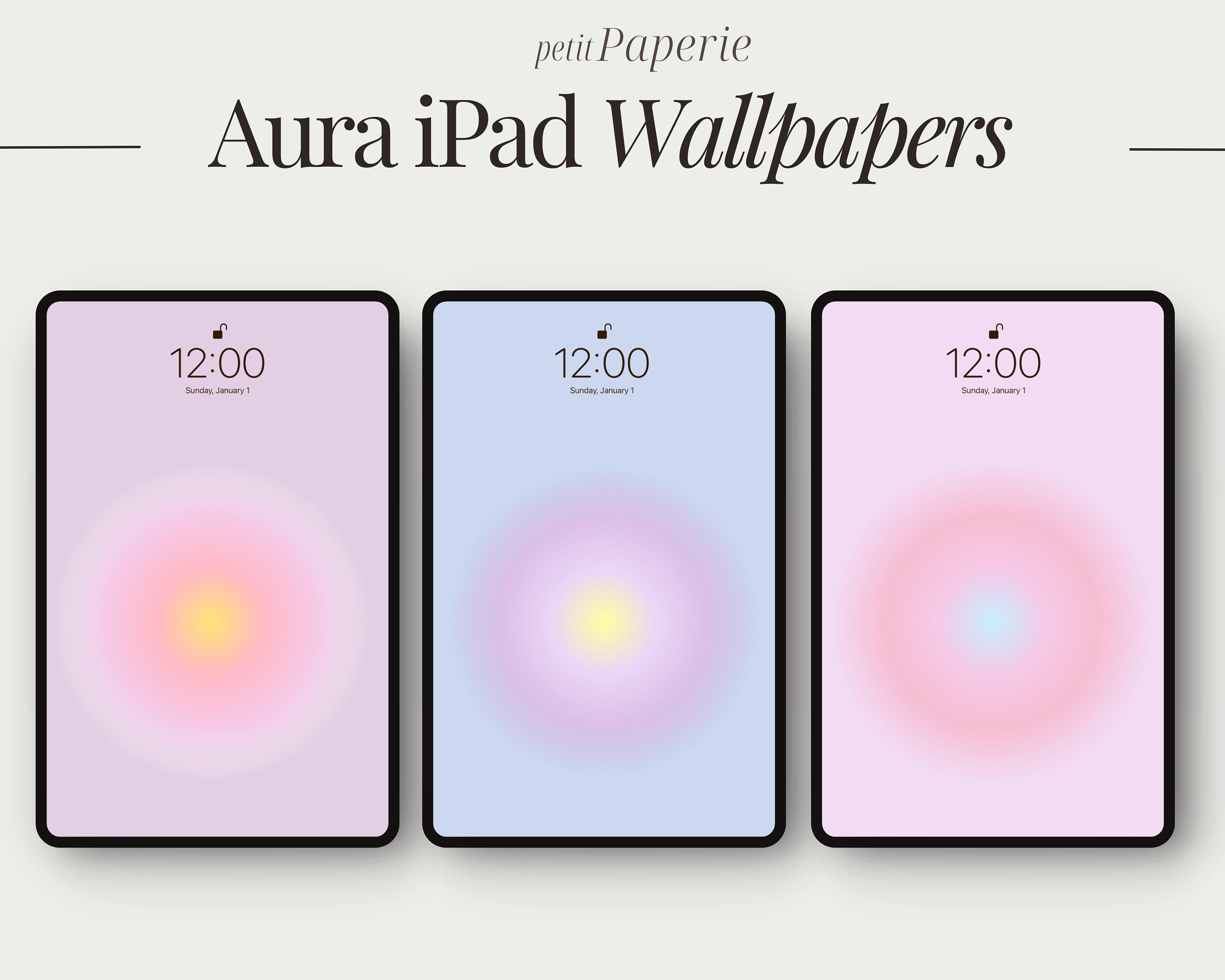 Aura Ipad Wallpapers Aesthetic Gradient Background Aesthetic - Etsy UK