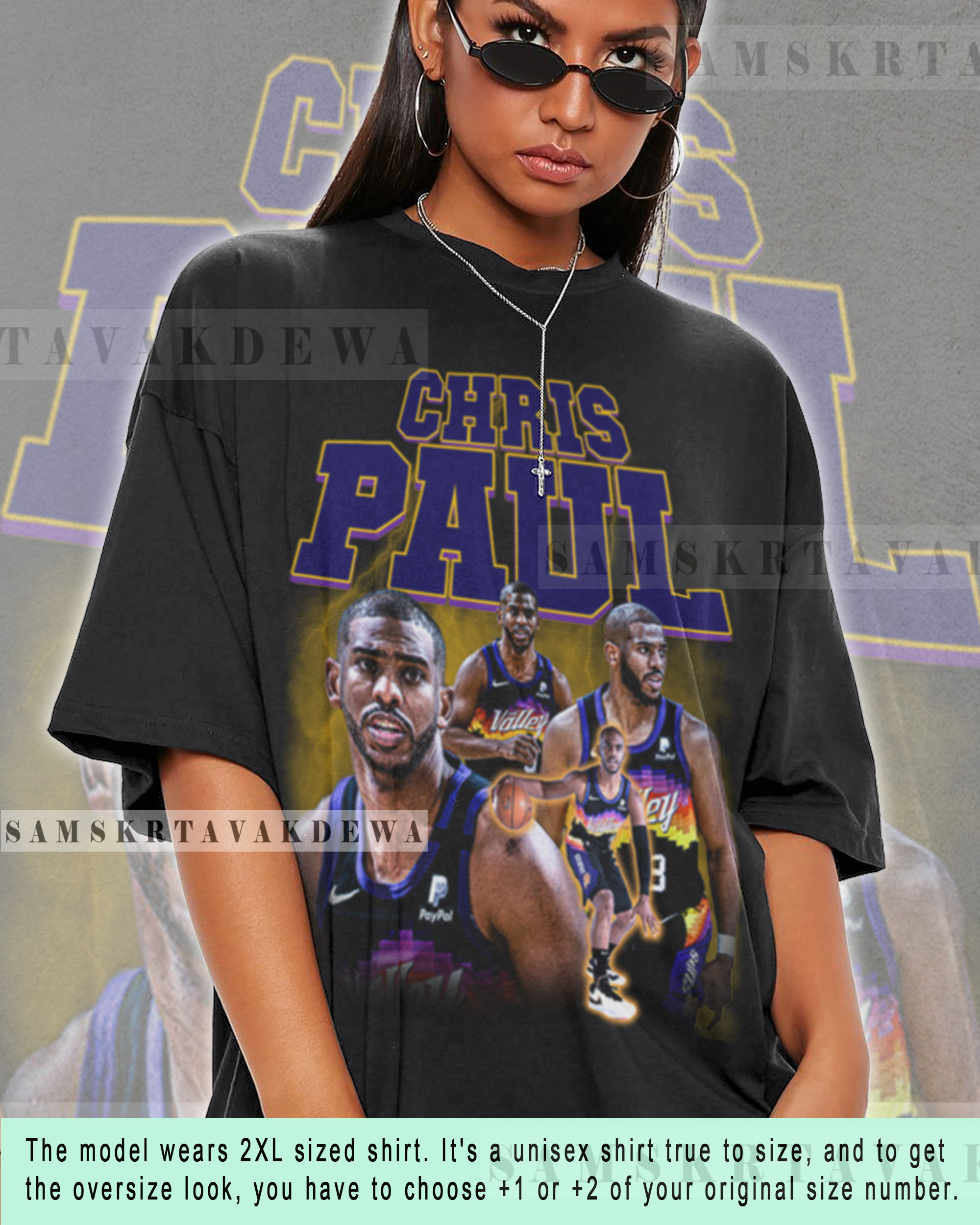 Chris Paul Shirt Merchandise Professional Basketball Player 