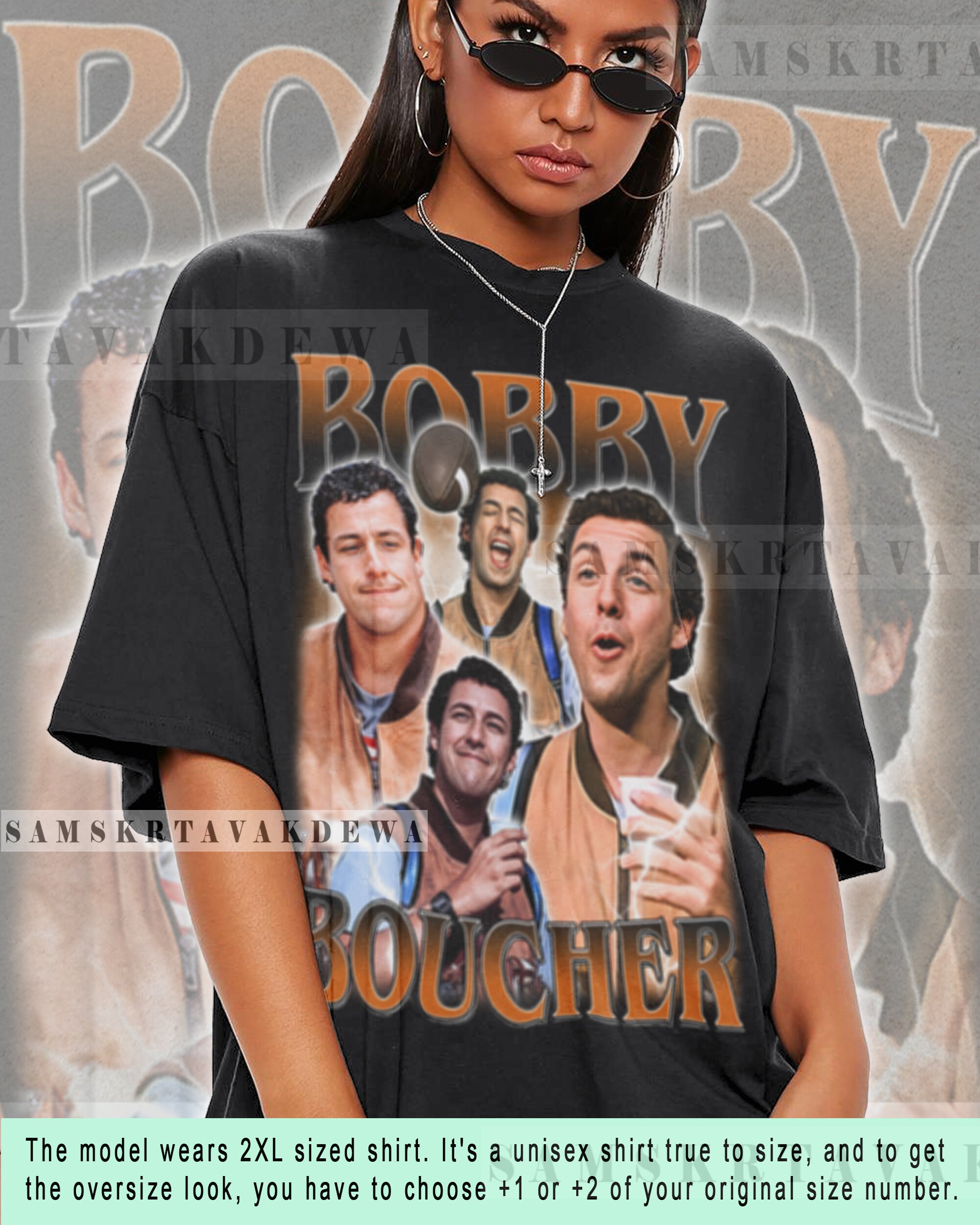 Bobby Boucher Adam Sandler Signed Bourbon Bowl The Waterboy Jersey Mud Dogs  Psa