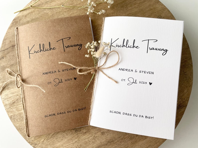 Kirchenheft Hochzeit - Individuell gestalten & bestellen 4 • 4
