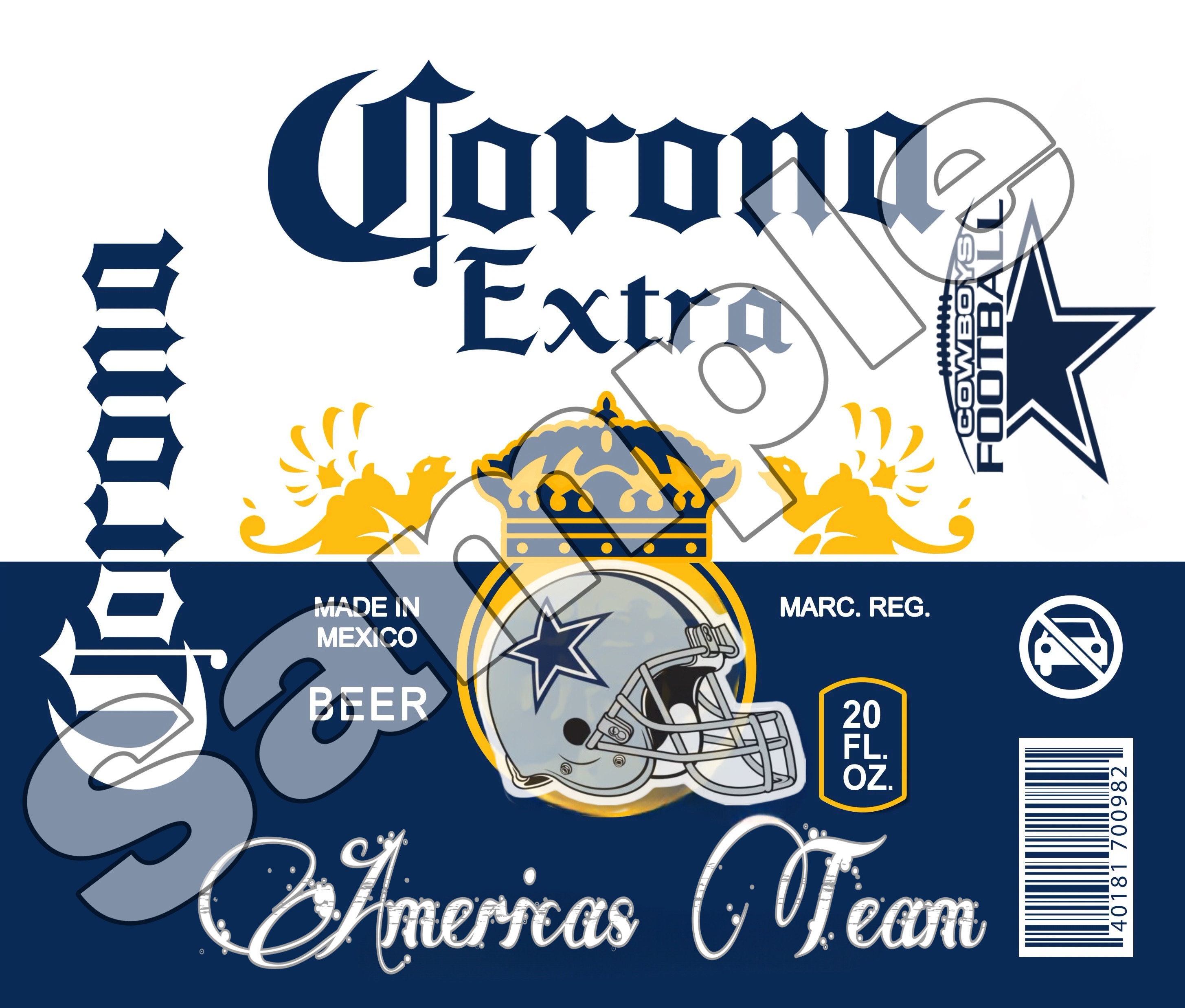 Dallas Cowboys Logo Iron-on Decal (heat transfer) – Customisation Club