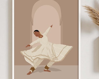 4 X 6 Dances of India- Bharatnatyam - Odissi -kathak - Indian