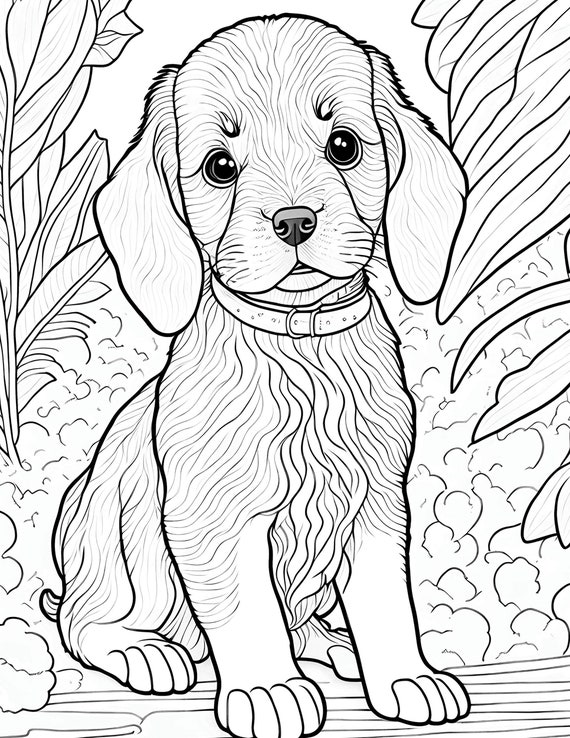 Cool Coloring Pages Of Dogs