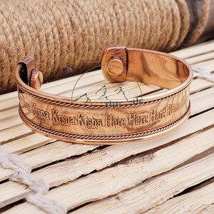 Kupfer Magnetarmband, gehämmertes Manschettenarmband zur Schmerzlinderung, Kupferschmuck