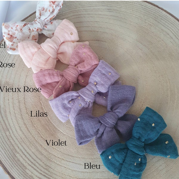 Nœuds Barrette pince cheveux bandeaux cheveux enfant bébé