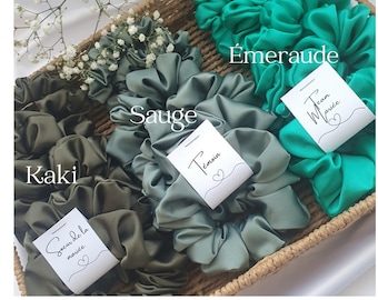 Chouchou or mini wedding darling wedding gifts maid of honor bridal shower witnesses EVJF guests scrunchie