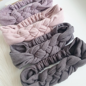 Headband hair bands braided autumn winter warm headbands