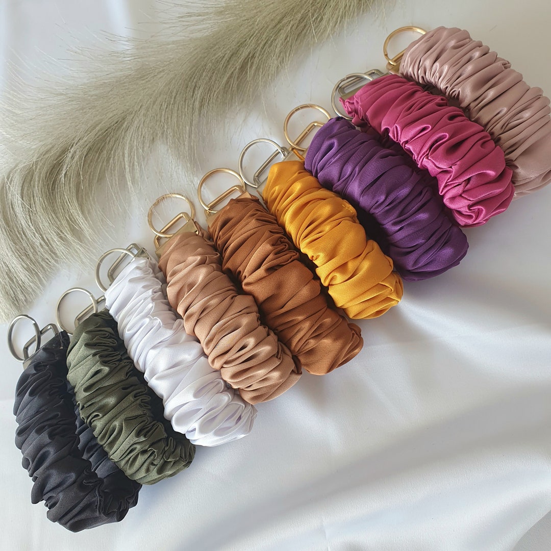 Satin Keychain Keyring Bracelet Sturdy Keychain Gifts for Women - Etsy