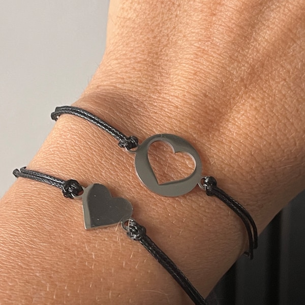 Freundinnen Armband; Mutter Tochter Armband Silber