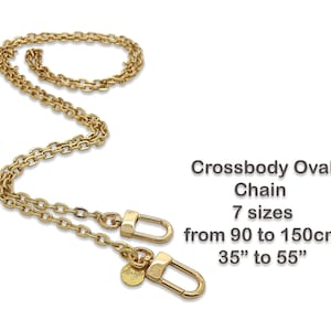 Ovale Geldbörse Kette - Metall Kettenriemen - Gold Kettenriemen - Pochette Accessoire Kette -Taschenkette - Crossbody Riemen Kette - Handtaschenkette