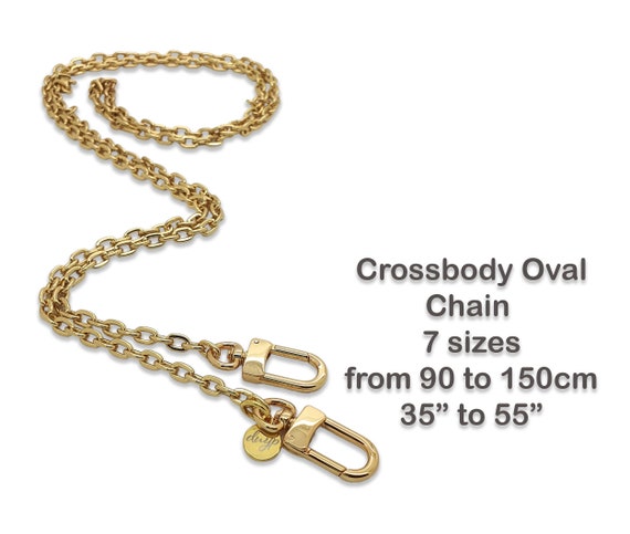 Oval Purse Chain Strap Metal Chain Strap Gold Chain Strap Pochette Accessoires Chain bag Chain Crossbody Strap Chain Handbag Chain Etsy