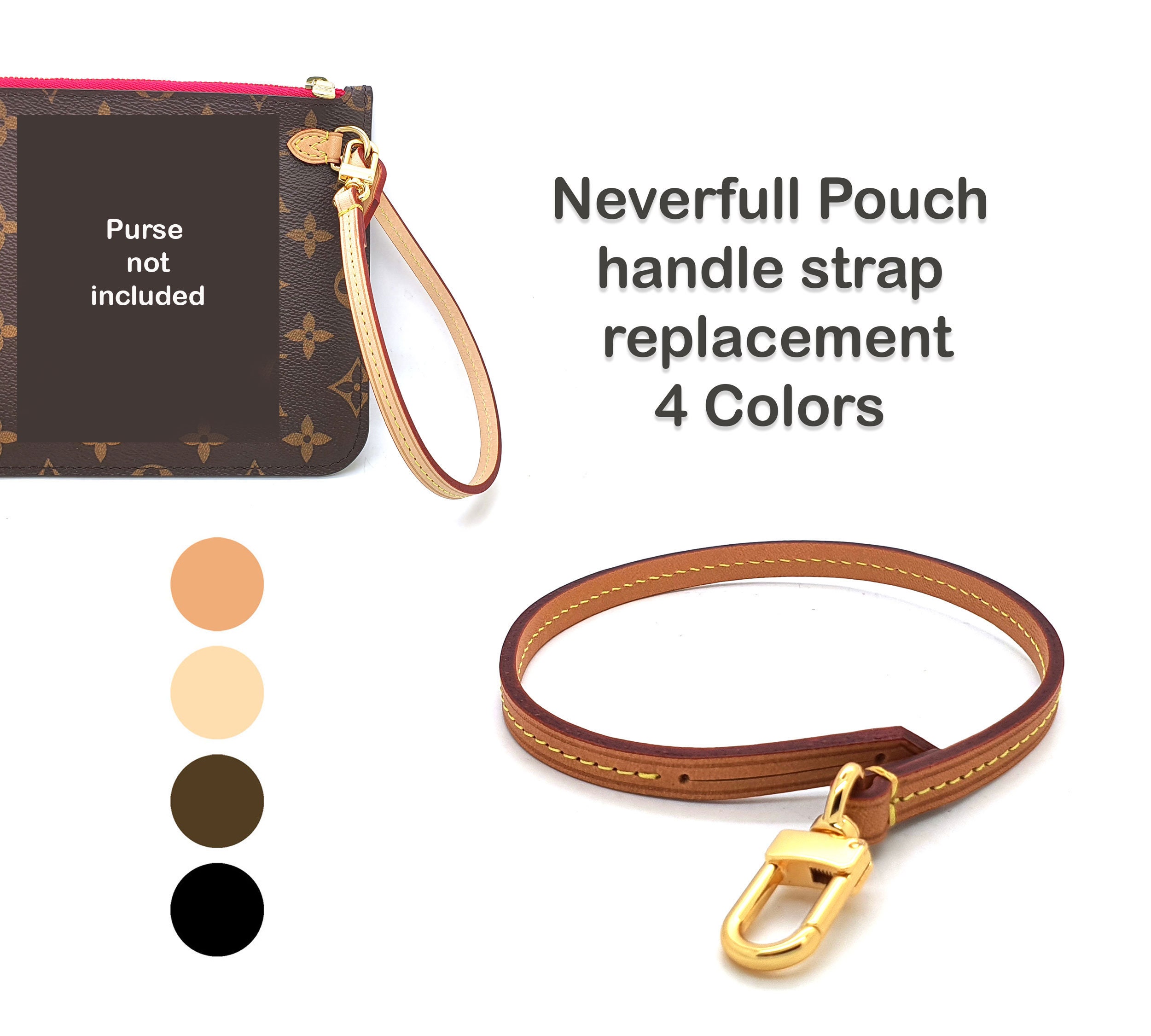 Replacement Wristlet for Neverfull Pochette Strap Wrist 