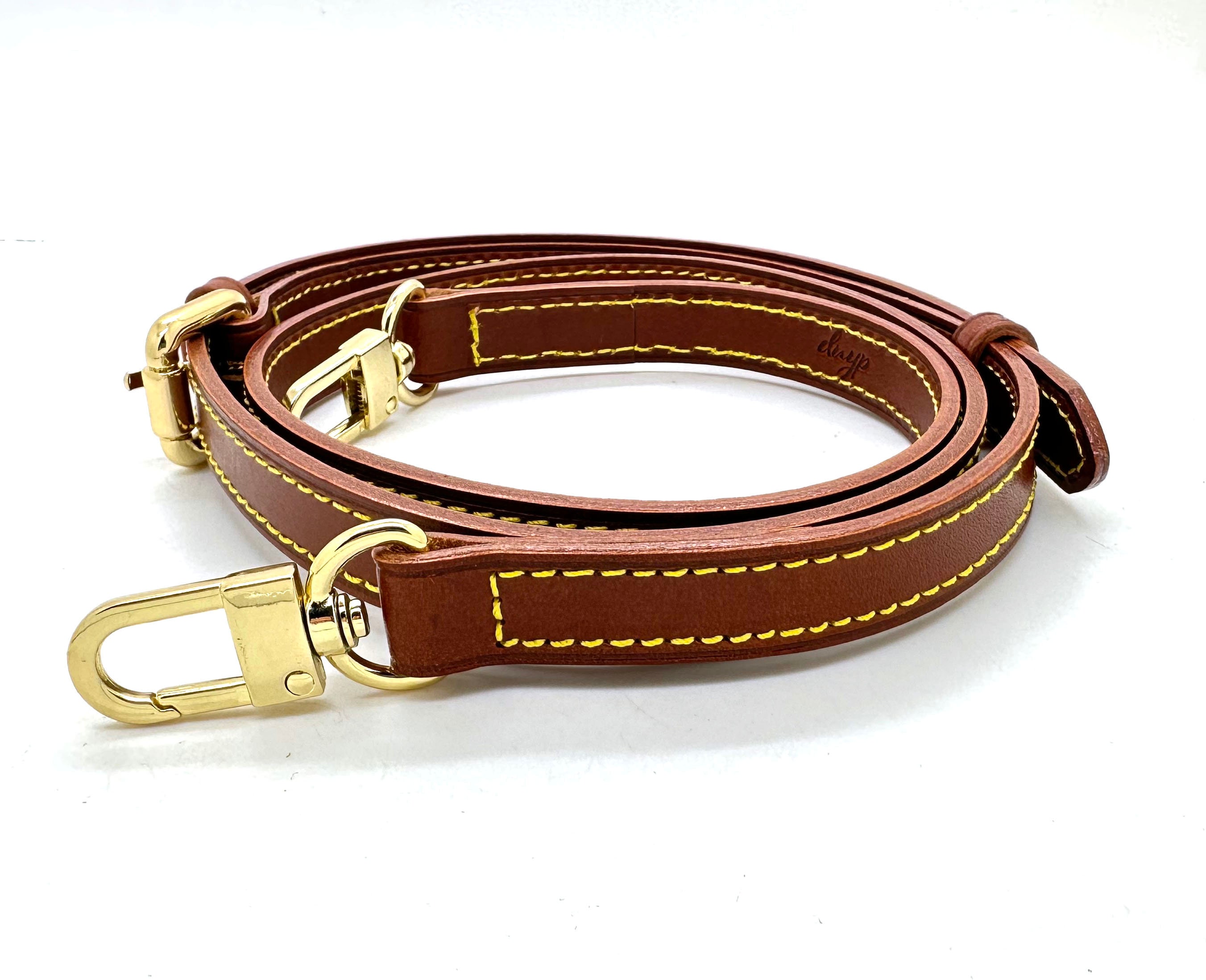 5/8 15mm Adjustable Vachetta Leather Strap Handbag Etsy