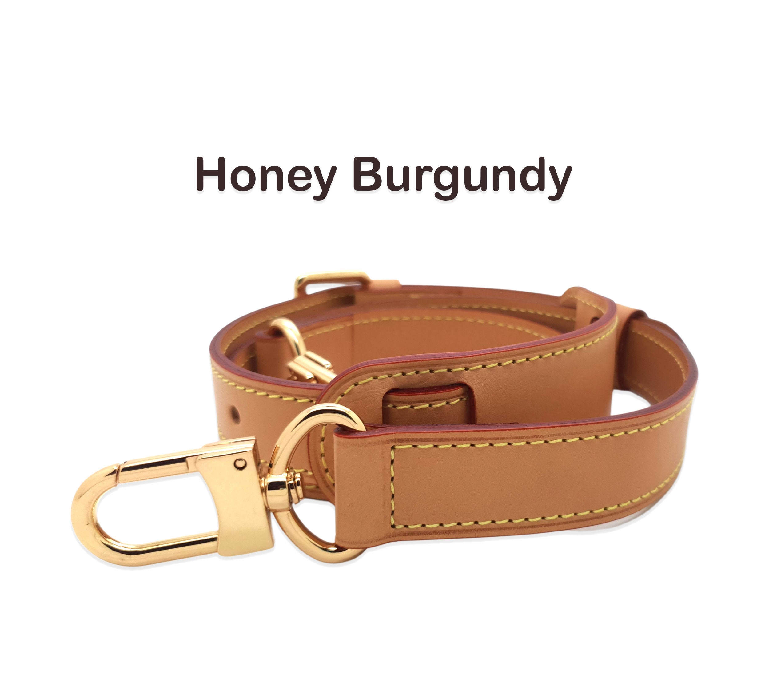 Genuine Vachetta Leather Crossbody Strap Adjustable Strap Etsy