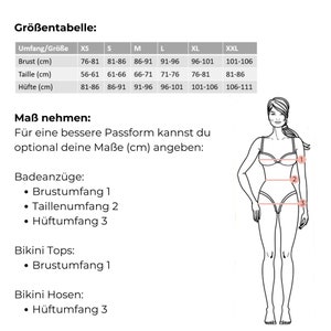 Mehrfach-tie Badeanzug handgenäht aus nachhaltigem Stoff Bild 10