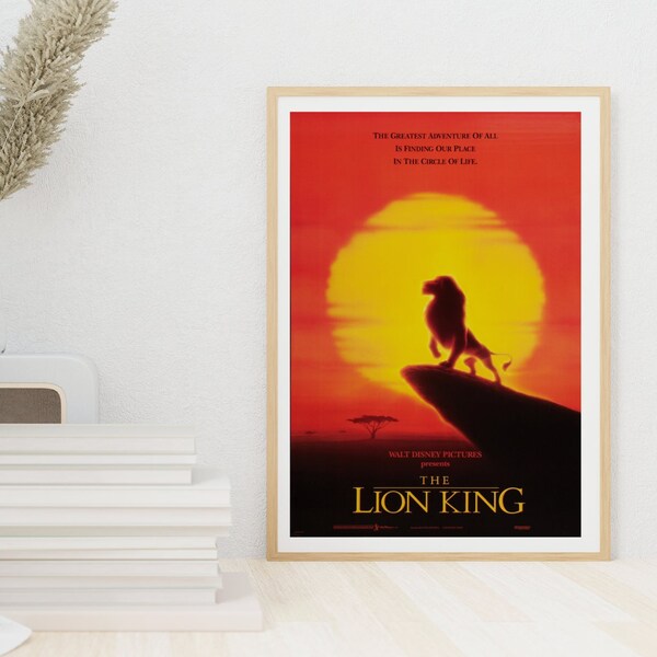 Poster le Roi Lion, the Lion King, film 1994