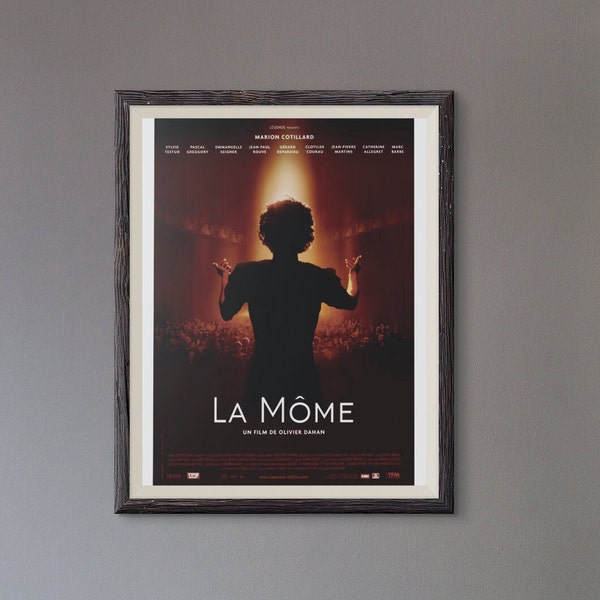 French film poster Edith Piaf la vie en rose, la mome, film 2007