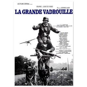 Poster La Grande Vadrouille Cult French Film Louis De Funès 