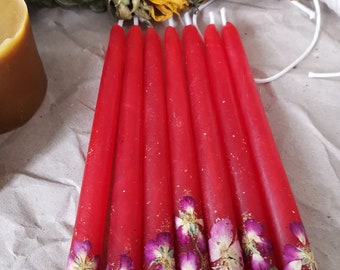 Spiritual candle made from beeswax