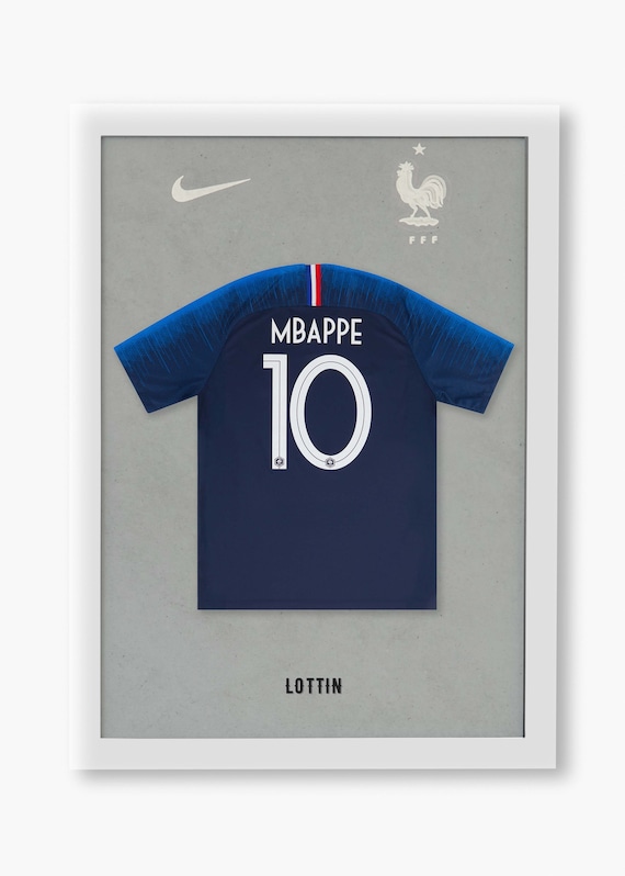 Maillot Kylian Mbappe, impression thermique photoréaliste