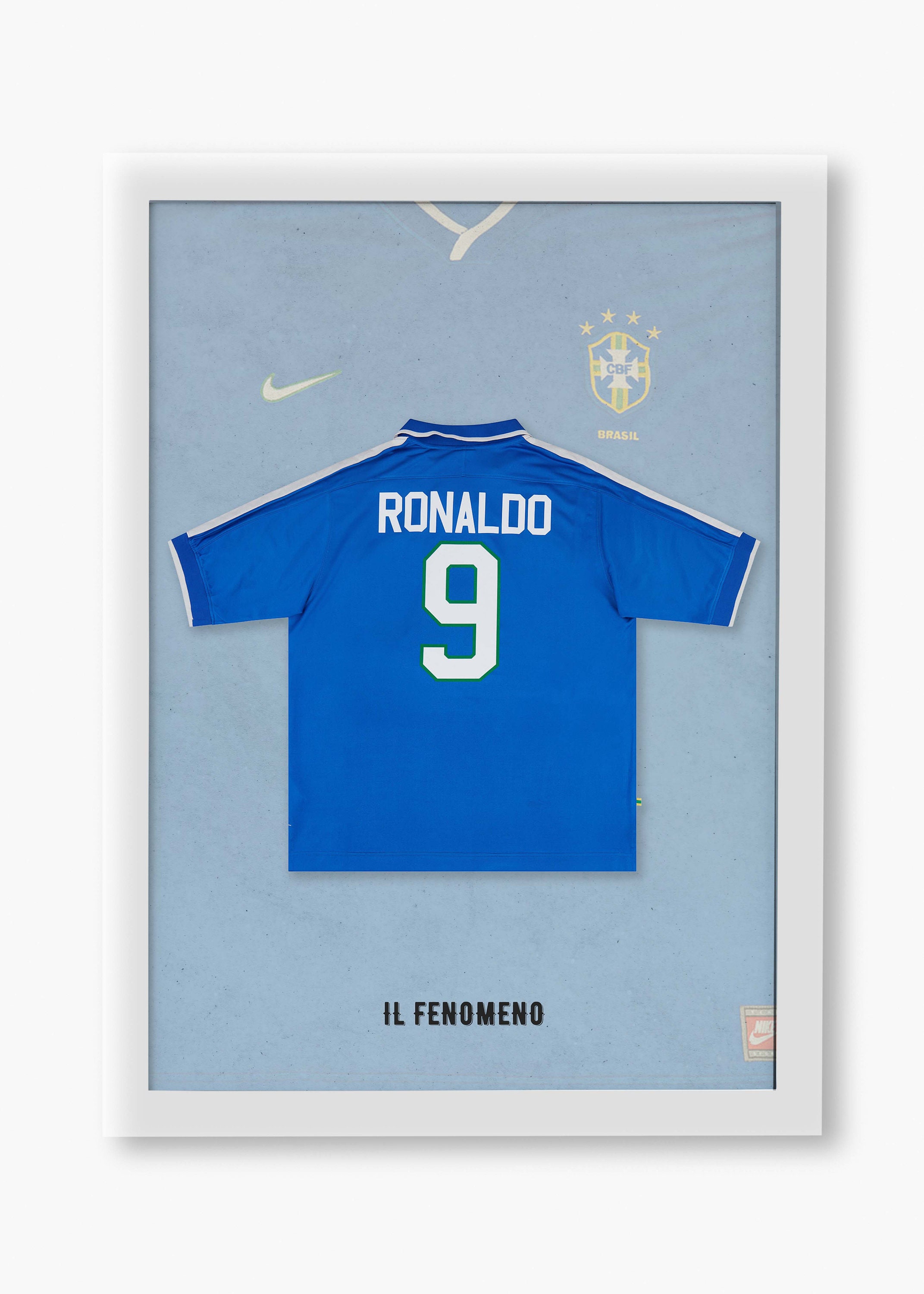 Ronaldo Fenomeno Brasil Jersey, Photo Poster, Thermal Print, Football  Legends, High Resolution, Various Dimensions, Gift 