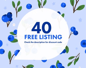 40 Free Etsy Listings for New Shops