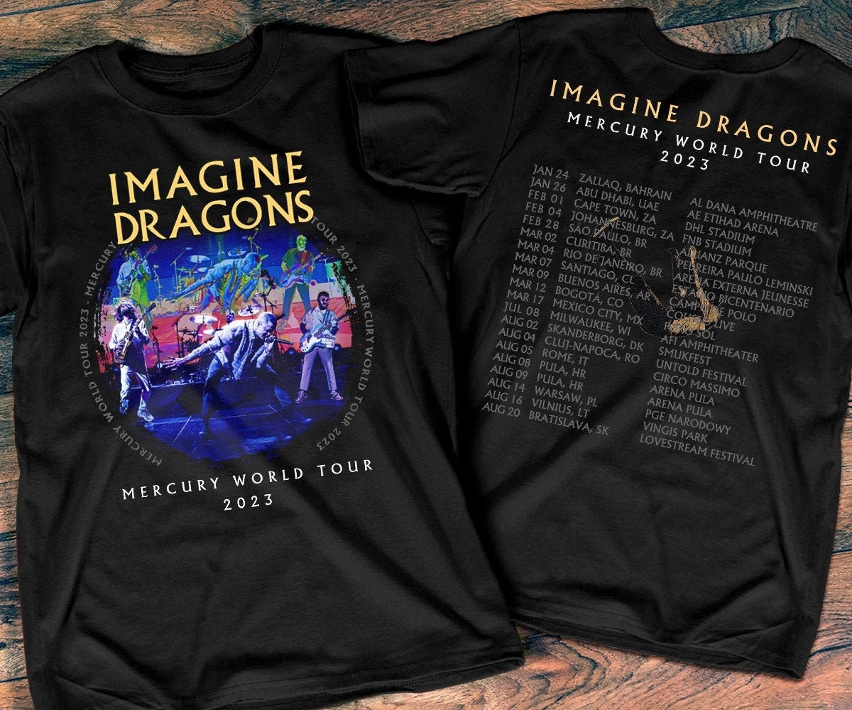 Imagine Dragons Mercury Shirt, Imagine Dragons Tour 2023 Shirt, Imagine Dragons 2023 Shirt