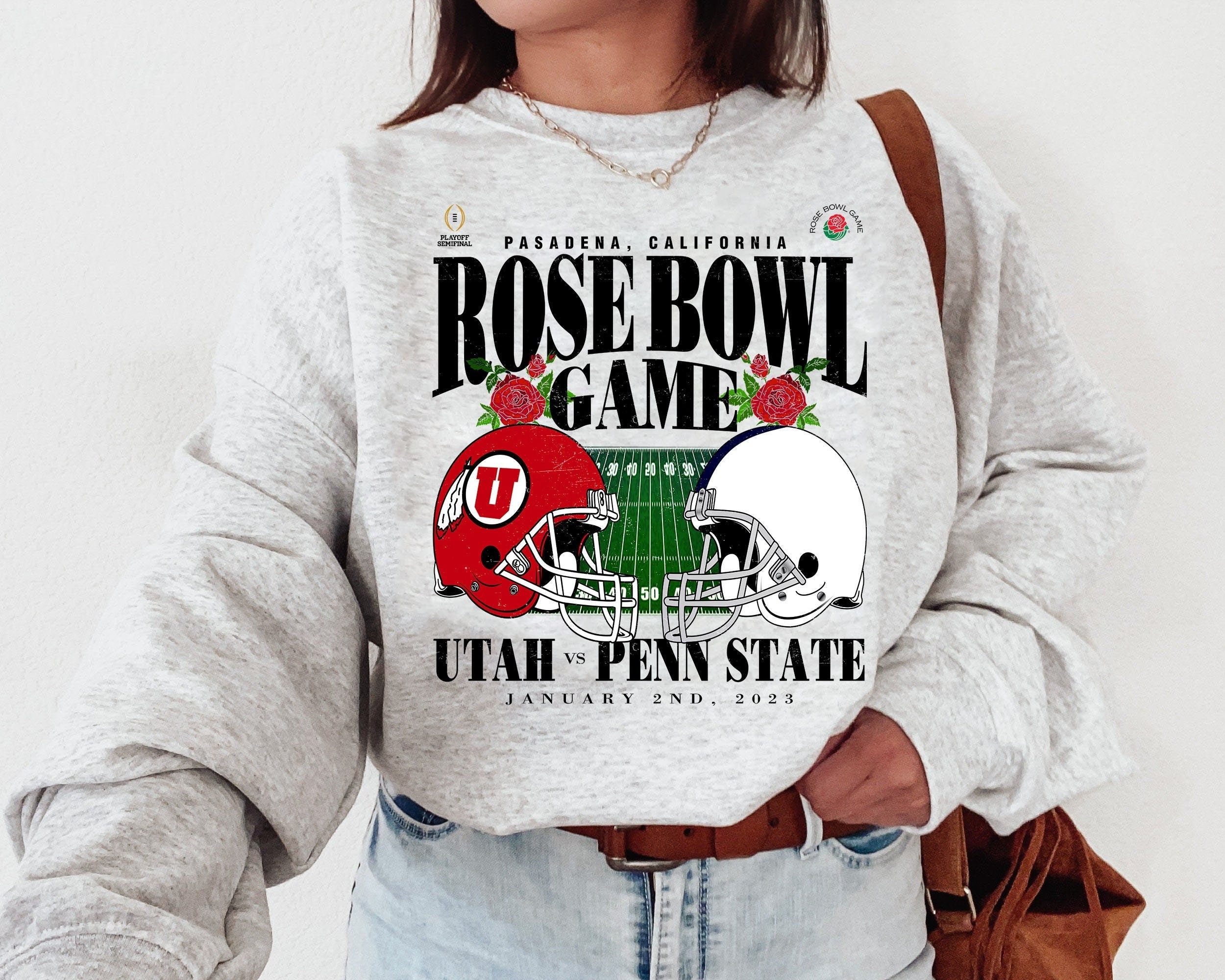 Penn State Rose Bowl, Penn State Tshirt, Penn State 2023 Rose Bowl, Lions Vs Utah Utes Tshirt