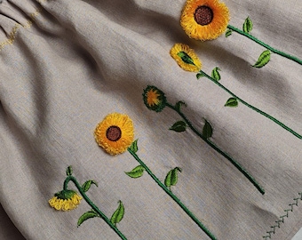 Fluffy Sunflowers set 11 embroidery designs in 12 file formats, Sunflowers set 11 embroidery designs in 12 machine formats