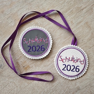 Borduurpatroon Schoolkind 2026 Kletti / Knoop / Hanger