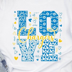 Chargers SVG Love Chargers svg Chargers Mascot svg Cheerleader svg Chargers Cheer svg Chargers Heart svg,Team Spirit svg,Chargers Shirt svg