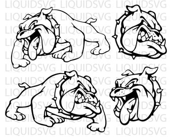 Bulldog svg Bulldogs svg Bulldog mascot svg Team mascot svg School Mascot sports mascot,College mascot,highschool sports,RED mascot png