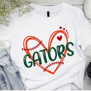 Alligatoren SVG Alligator svg Alligatoren svg Baseball svg Softball svg, Baseball Maskottchen, Spieltag svg, hey Batter Batter, Schulteam svg, Herz svg, Mama svg