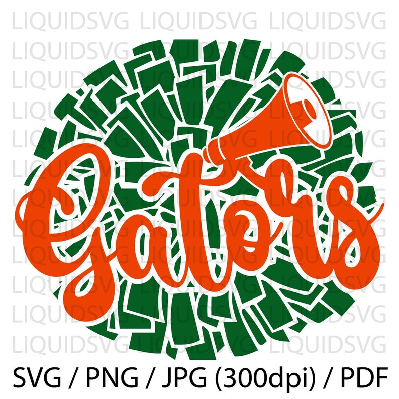 Gators SVG Gators Football Svg Gators Cheer Svg Gators Pompom Svg ...