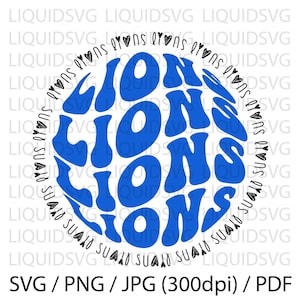 Lions SVG PNG Lions svg Stacked Lions Paw svg Lions Cheer svg Lions Mascot svg Lions Mom svg Lions Shirt svg