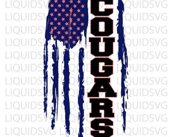 Cougars SVG Cougar svg Cougars Mascot Svg Cougars Flag svg Leopard Print Svg Cougars Sublimation,School Spirit svg,Team Mascot Svg