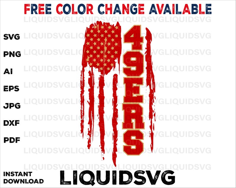 49ers SVG,49ers Football Svg,49ers Flag Svg,49ers Cheer Svg,49er Svg,49ers,49ers Png,Mascot,Svg,Png,Ai,Circut,Sublimation