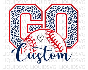 Custom Baseball Leopard Mascot SVG: Team Spirit (Digital Download)