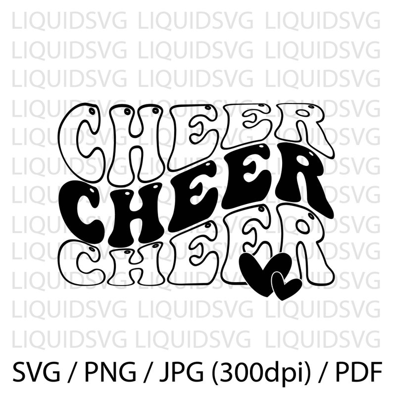 Cheer SVG File Cheer Cut File Svg for Cricut Cheerleader Svg Etsy