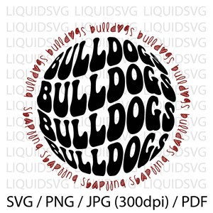 Bulldogs SVG PNG Bulldogs svg Stacked Bulldogs Paw svg Bulldogs Cheer svg Bulldogs Mascot svg Bulldogs Mom svg Bulldogs Shirt svg